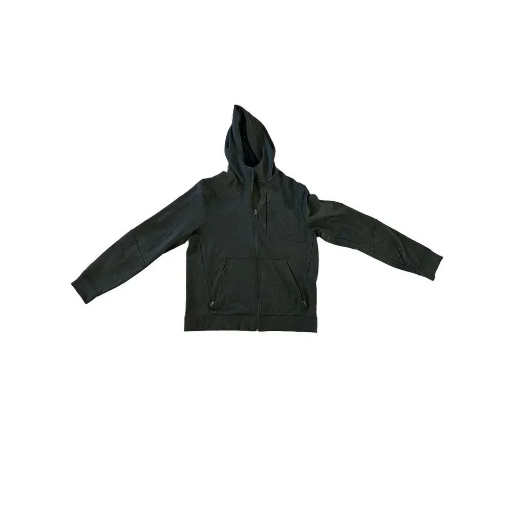 Lululemon Men's Olive Green City Sweat Full Zip Thermo Hoodie Size Medium